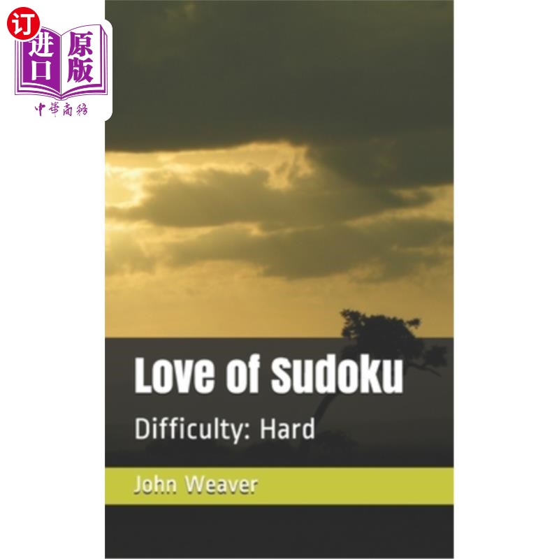 海外直订Love of Sudoku: Difficulty: Hard 爱数独：难：难