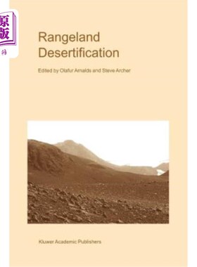海外直订Rangeland Desertification 草地沙漠化