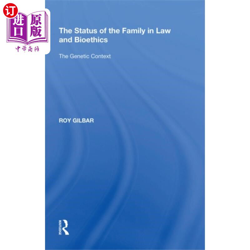 海外直订Status of the Family in Law and Bioethics 家庭在法律和生命伦理学中的地位
