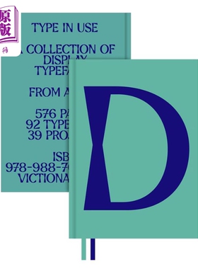 Display in Use: A Collection of Display Typefaces 进口艺术 使用中的显示： 显示字体集【中商原版】