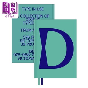 预售 Display in Use: A Collection of Display Typefaces 进口艺术 使用中的显示： 显示字体集【中商原版】