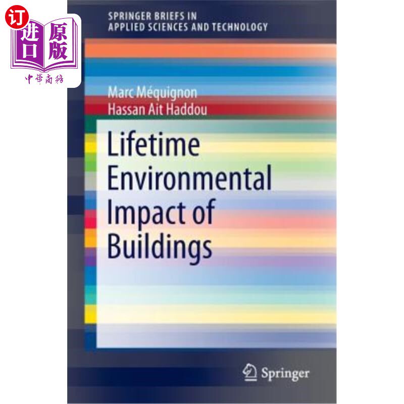 海外直订Lifetime Environmental Impact of Buildings 建筑物的终身环境影响