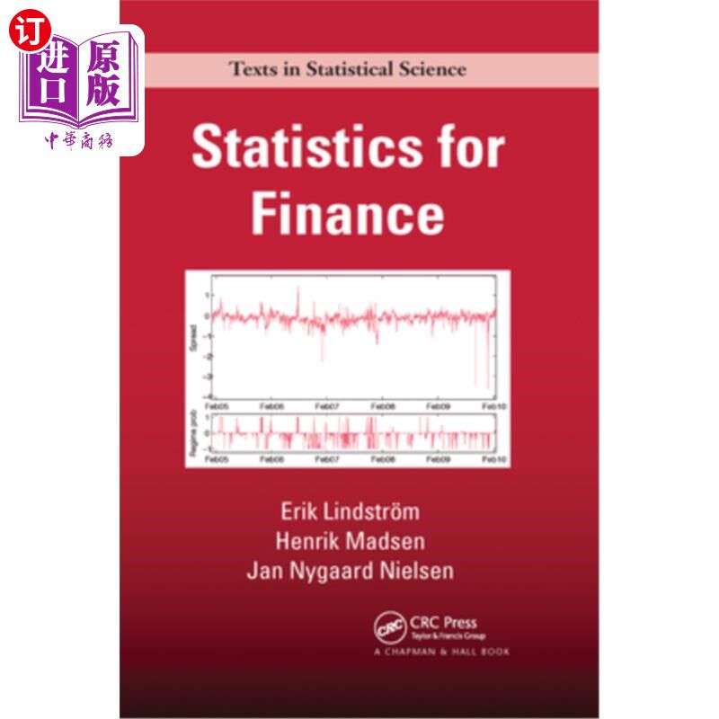 海外直订Statistics for Finance: Texts in Statistical Science 金融统计学:统计科学文本