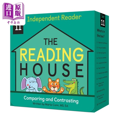 The Reading House  Set 11 Comparing & Contrast 阅读小房子11级 英文原版 儿童绘本 分级阅读 Marla Conn 4-8岁【中商原版