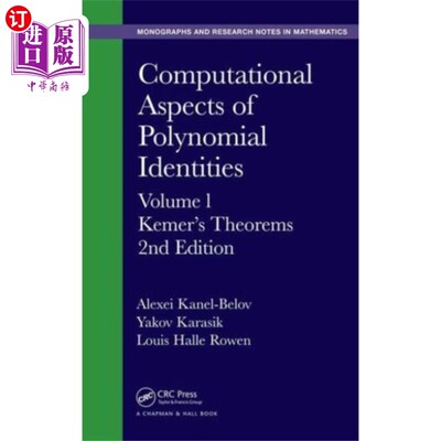 海外直订Computational Aspects of Polynomial Identities 多项式恒等式的计算方面