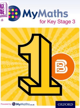 现货 Mymaths For Key Stage 3 Student Book 1B  我的数学KS3 学生用书1B 牛津大学出版 11-14岁【中商原版】