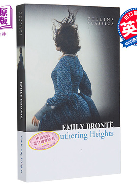 预售 艾米莉勃朗特 呼啸山庄英文原版 Collins Classics Wuthering Heights 呼啸山庄英文版呼啸山庄电影周边呼啸山庄小说原著