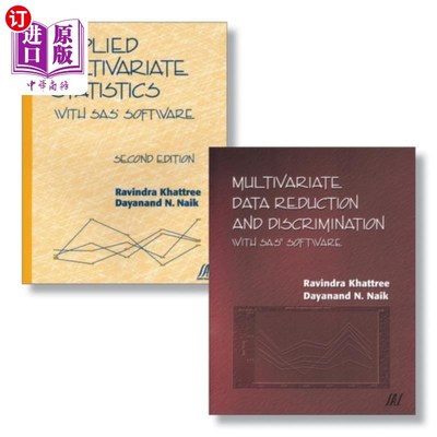 海外直订Applied Multivariate Statistics With SAS Software, 2e + Multivariate Data Reduct SAS软件应用多元统计，第二