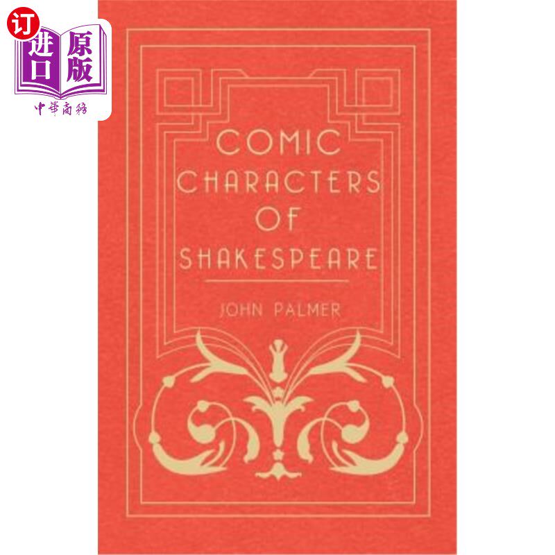 海外直订Comic Characters of Shakespeare 莎士比亚的喜剧人物