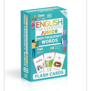 English for Everyone Junior High Frequency Words Flash Cards 人人学英语青少版 高频词汇卡片 英文原版进口【中商原版】