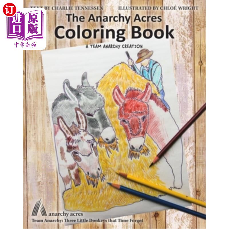 海外直订The Anarchy Acres Coloring Book 《混乱大地涂色书》
