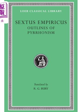 预售 皮浪学说要旨 原文希英对照版 Outlines of Pyrrhonism Sextus Empiricus【中商原版】