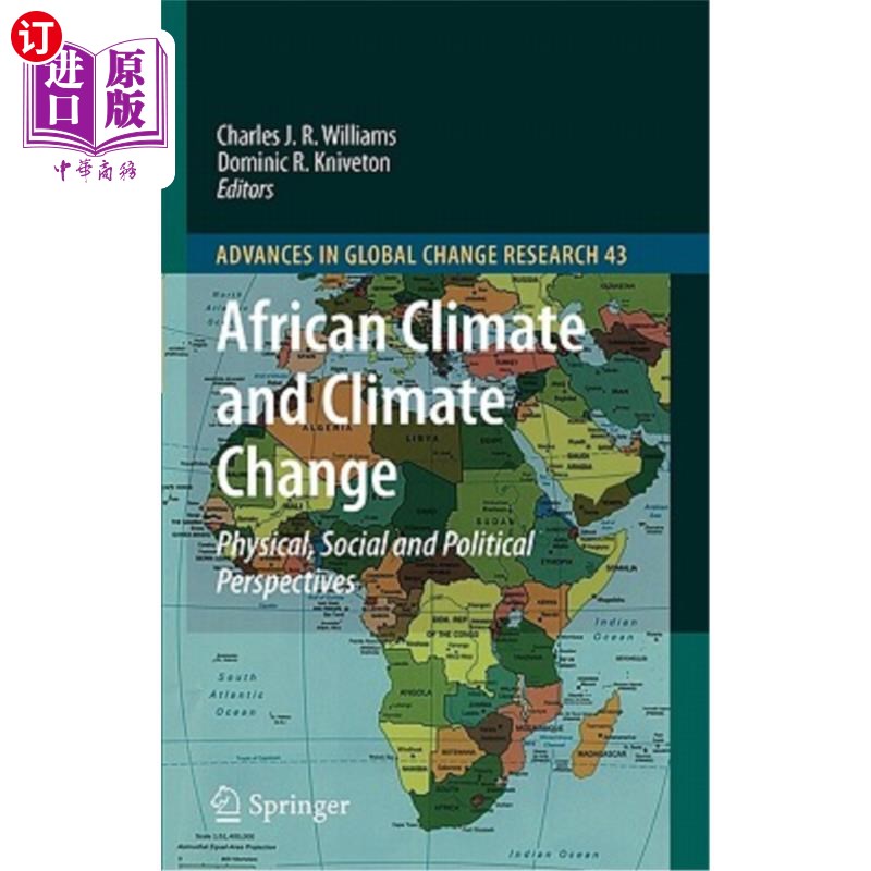 海外直订African Climate and Climate Change: Physical, Social and Political Perspectives 非洲气候和气候变化:物理、社