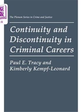 海外直订Continuity and Discontinuity in Criminal Careers 犯罪生涯中的连续性与非连续性
