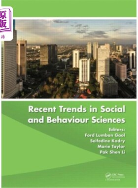 海外直订Recent Trends in Social and Behaviour Sciences: Proceedings of the 2nd Internati 社会和行为科学的最新趋势: