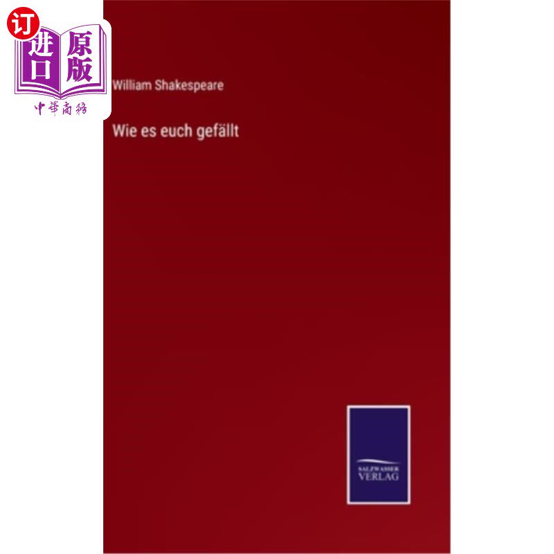 海外直订德语 Wie es euch gef?llt 你也是吗?llt
