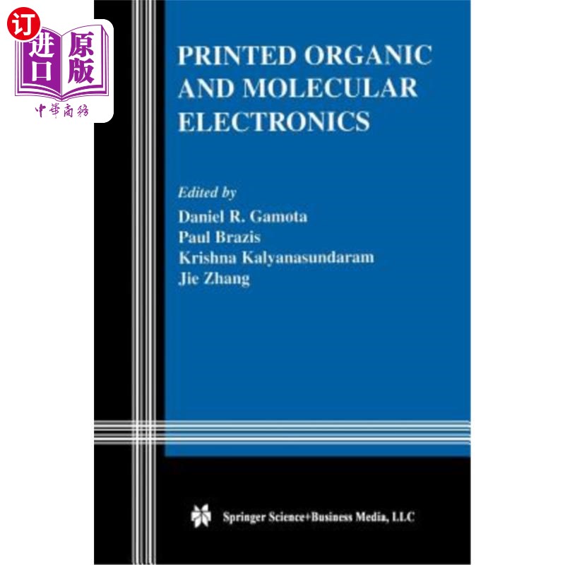 海外直订Printed Organic and Molecular Electronics 印刷有机和分子电子学