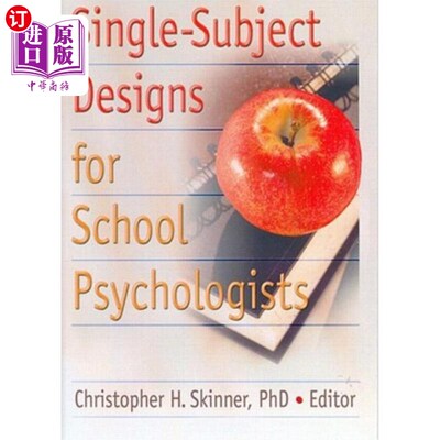 海外直订Single-Subject Designs for School Psychologists 学校心理学家的单课题设计