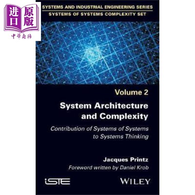 现货 系统架构与复杂性 系统的系统对系统思维的贡献 System Architecture And Complexity 英文原版 Jacques