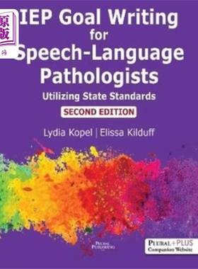 海外直订医药图书IEP Goal Writing for Speech-Language Pathologists 语言病理学家的IEP目标写作