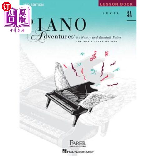 海外直订Level 3a - Lesson Book: Piano Adventures 3a级-教科书：钢琴冒险