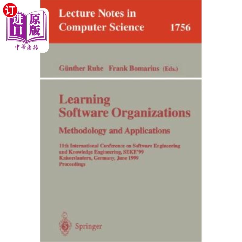 海外直订Learning Software Organizations: Methodology and Applications: 11th Internationa 学习软件组织：方法论和应用