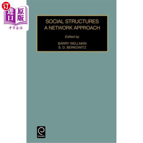 海外直订Social Structures: A Network Approach 社会结构:一种方法
