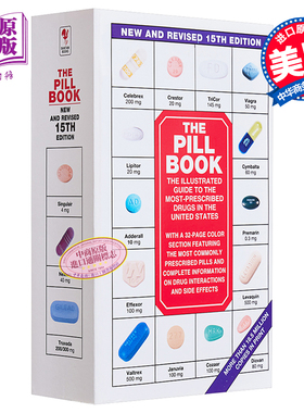 现货 The Pill Book 15th Edition 英文原版 药书 第15版 安全用药速查指南 Harold M Silverman【中商原版】