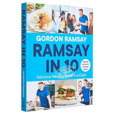 预售 戈登拉姆齐10分钟速成料理 英文原版 Ramsay in 10 Delicious Recipes Made in a Flash Gordon Ramsay【中商原版】