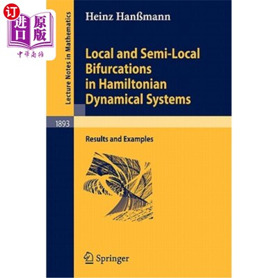 海外直订Local and Semi-Local Bifurcations in Hamiltonian Dynamical Systems: Results and  哈密顿动力系统的局部和半局