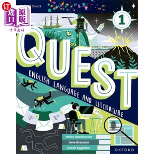 English Language and 海外直订Oxford 牛津Smart Quest Literatu... Quest英语语言文学学生读物1 Smart