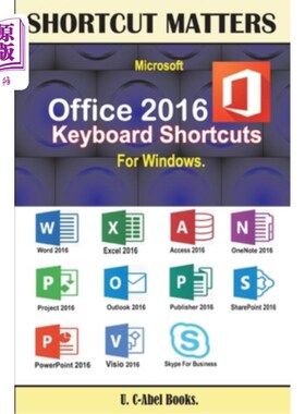 海外直订Microsoft Office 2016 Keyboard Shortcuts For Windows Microsoft Office 2016 Windows键盘快捷键