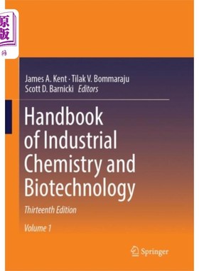 海外直订Handbook of Industrial Chemistry and Biotechnolo... 工业化学与生物技术手册