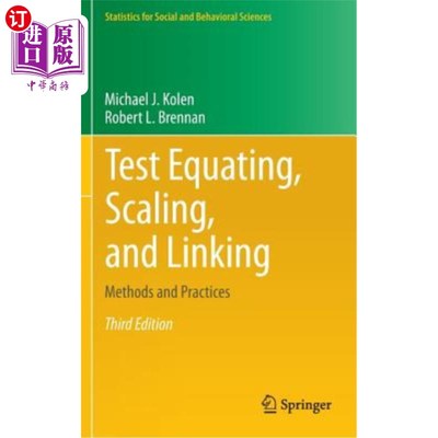 海外直订Test Equating, Scaling, and Linking: Methods and Practices 测试等值、缩放和链接：方法和实践