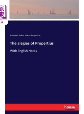 海外直订The Elegies of Propertius 财产的悲歌