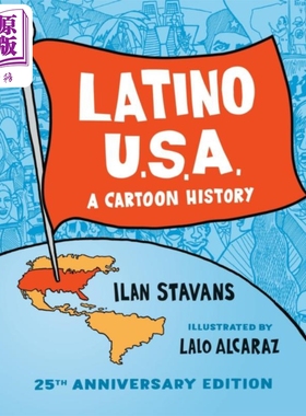 漫画拉丁美洲史 英文原版 Latino USA A Cartoon History Ilan Stavans lo Alcaraz 历史漫画小说【中商原版】