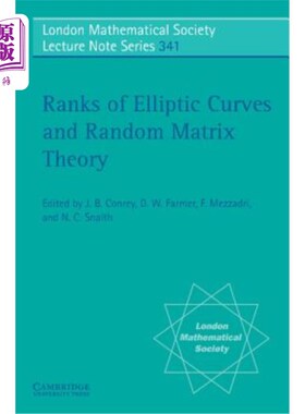 海外直订Ranks of Elliptic Curves and Random Matrix Theory 椭圆曲线的秩与随机矩阵理论