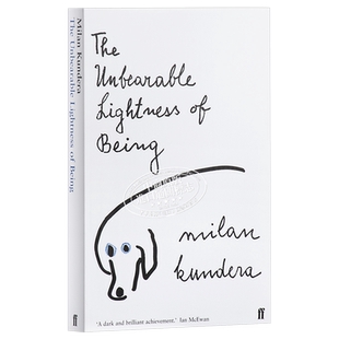 预售 米兰昆德拉 不能承受的生命之轻 英文版 英文原版 小说 书 The Unbearable Lightness of Being Milan Kundera【中商原版】
