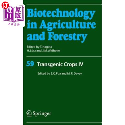 海外直订Transgenic Crops IV 转基因作物四世