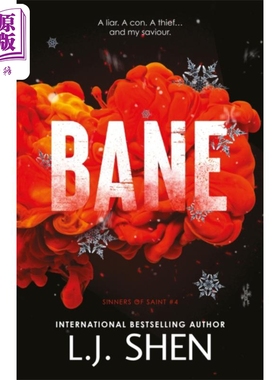 预售 灾星 Sinners of Saint 系列 第4部 Bane 英文原版 L J Shen 北美浪漫爱情流行小说【中商原版】