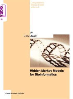 海外直订Hidden Markov Models for Bioinformatics 生物信息学的隐马尔可夫模型