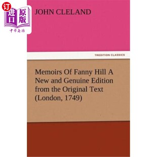 and London Genuine New Hill 范妮·希尔回忆录 Text Edition 原著 the Original Fanny 海外直订Memoirs from