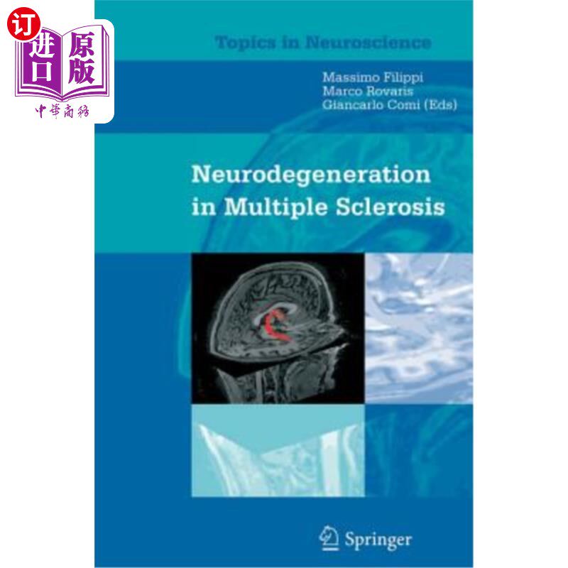 海外直订医药图书Neurodegeneration in Multiple Sclerosis 多发性硬化症中的神经变性