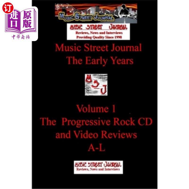 海外直订Music Street Journal: The Early Years Volume 1 - The Progressive Rock CD and Vid 《音乐街日报：早年》第1卷-