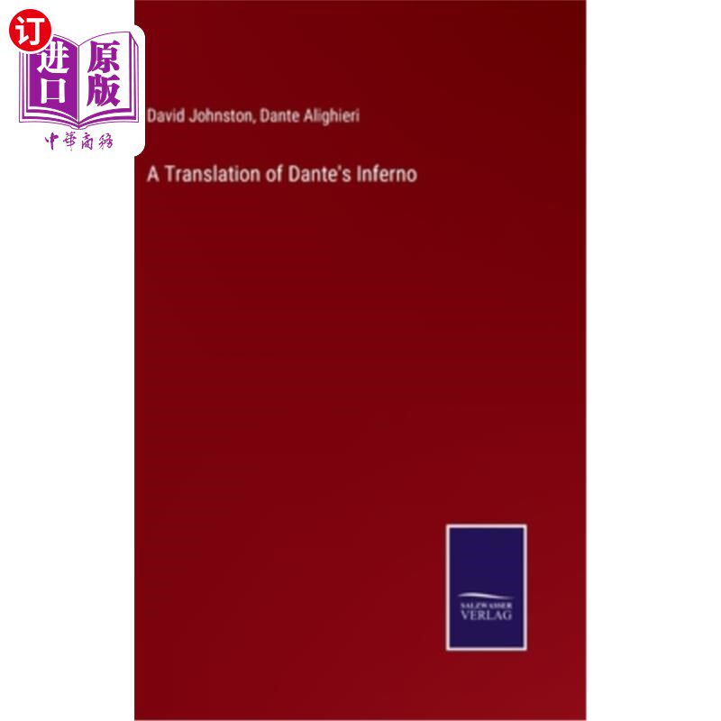海外直订A Translation of Dante's Inferno 但丁的《地狱》译本