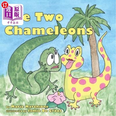 海外直订The Two Chameleons 两只变色龙