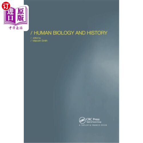 海外直订Human Biology and History 人类生物学与历史