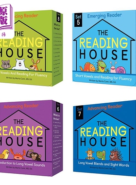现货 The Reading House Set 阅读小房子级别5-8中阶4册套装 英文原版 进口图书 儿童绘本 故事图画书 4-8岁【中商原版】