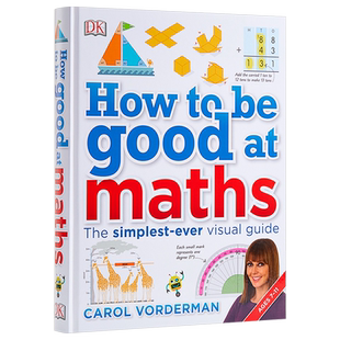DK儿童stem创新思维培养 图解数学英文原版 How to be Good at Maths 数学思维 精装教辅书7-12岁 DK图解数学【中商原版】进?