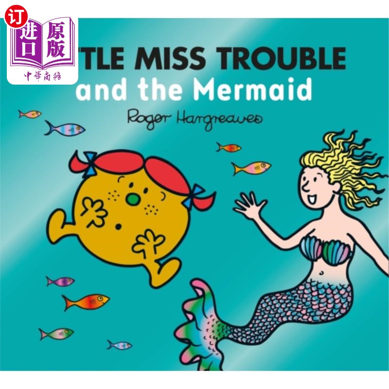 海外直订Little Miss Trouble and the Mermaid 《麻烦小姐和美人鱼